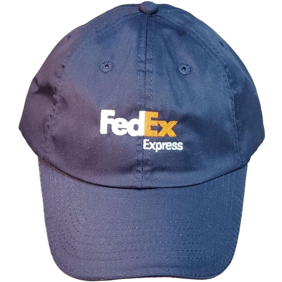 FedEx Express Baseball Hat Adjustable Strapback Cap Blue - Picture 1 of 7
